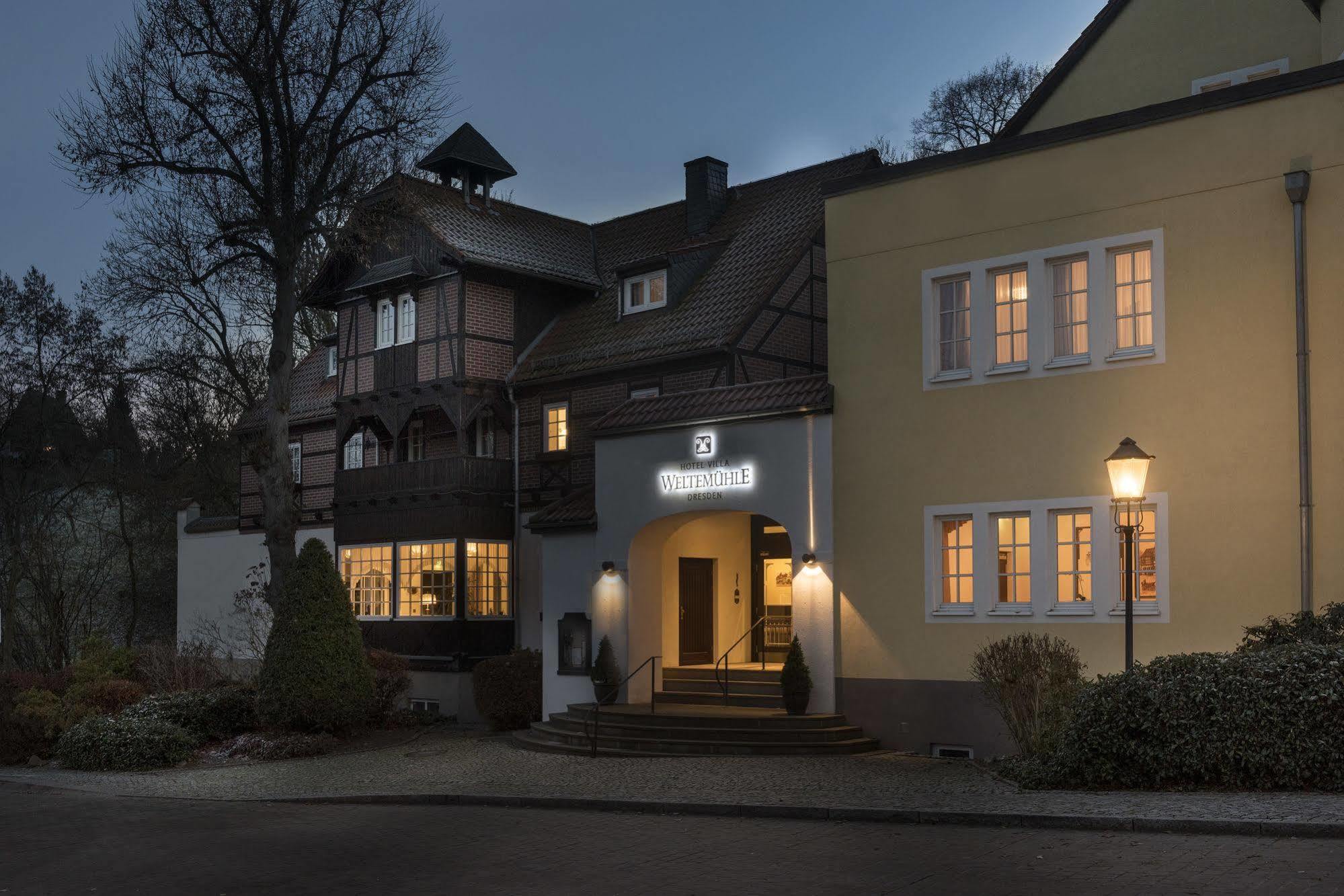 Hotel Villa Weltemuehle Dresden Exterior foto